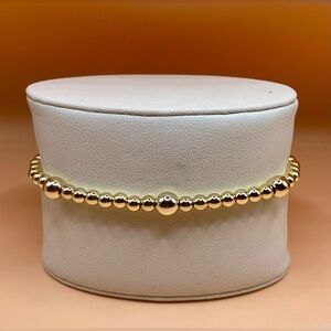 14K Gold Filled Bracelet; NEW - Made to Order; 4mm & 6mm beads; Tarnish proof.